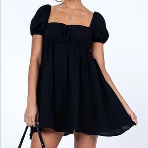 Short sleeve babydoll dress